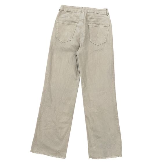 Robert Comstock Tan Minimalist Raw Hem Jeans - Picture 3 of 8